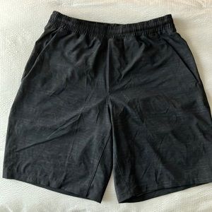 lululemon Pace Breaker Lined Short 9” • size M • Black/Grey/Silver pattern